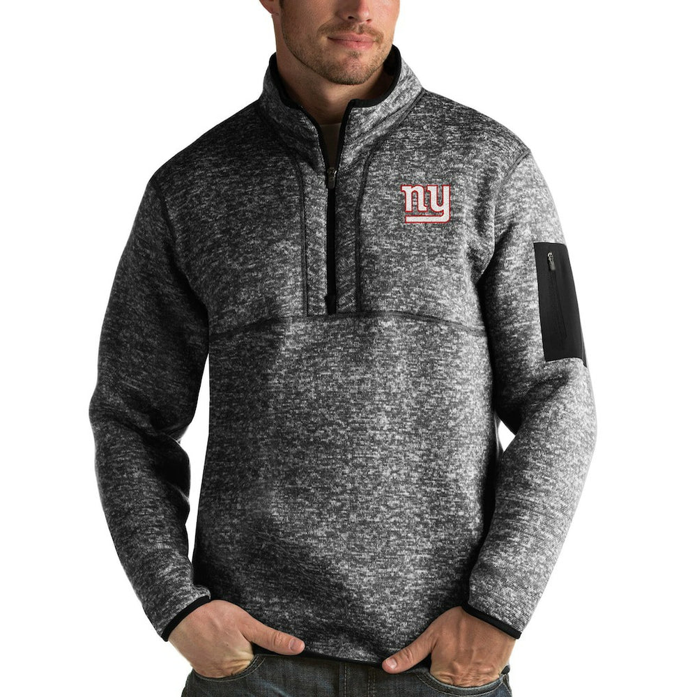 NFL New York Giants Antigua Fortune Quarter-Zip Pullover Jacket