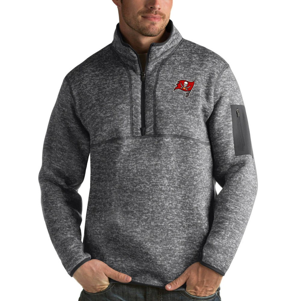 NFL Tampa Bay Buccaneers Antigua Fortune Quarter-Zip Pullover Jacket
