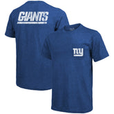 NFL New York Giants Majestic Threads Tri-Blend Pocket T-Shirt