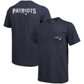 NFL New England Patriots Majestic Threads Tri-Blend Pocket T-Shirt