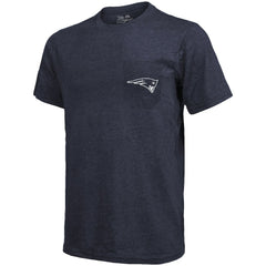 NFL New England Patriots Majestic Threads Tri-Blend Pocket T-Shirt