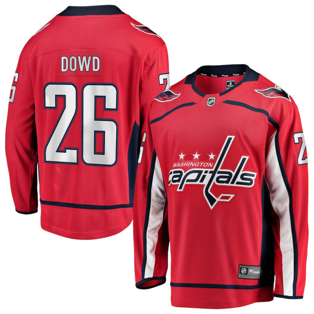 Nic Dowd Washington Capitals Fanatics Home Breakaway Player Jersey