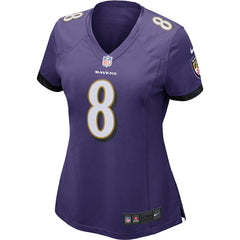 NFL Baltimore Ravens Lamar Jackson Women's Game Player Jersey