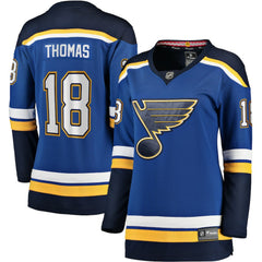 Robert Thomas St. Louis Blues Fanatics Women's Home Breakaway Player Jersey