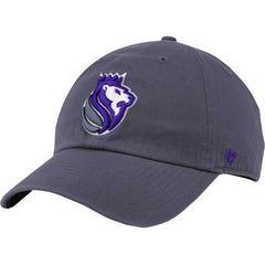 Sacramento Kings '47 Core Logo Clean Up Adjustable Hat - Gray | 47 brand for sale