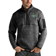 NFL New York Jets Antigua Fortune 1/4-Zip Pullover Jacket