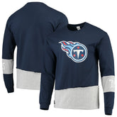NFL Tennessee Titans Refried Apparel Sustainable Upcycled Angle Long Sleeve T-Shirt