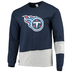 NFL Tennessee Titans Refried Apparel Sustainable Upcycled Angle Long Sleeve T-Shirt