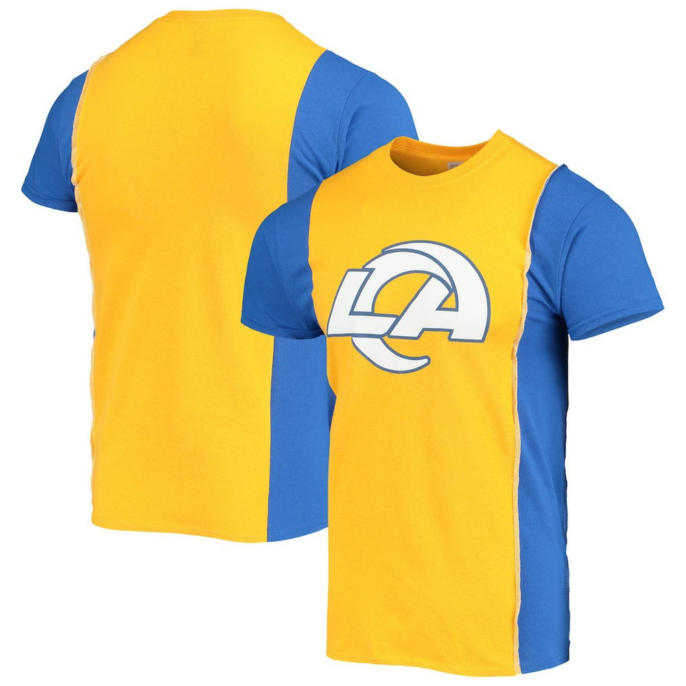 NFL Los Angeles Rams Refried Apparel Sustainable Upcycled Split T-Shirt