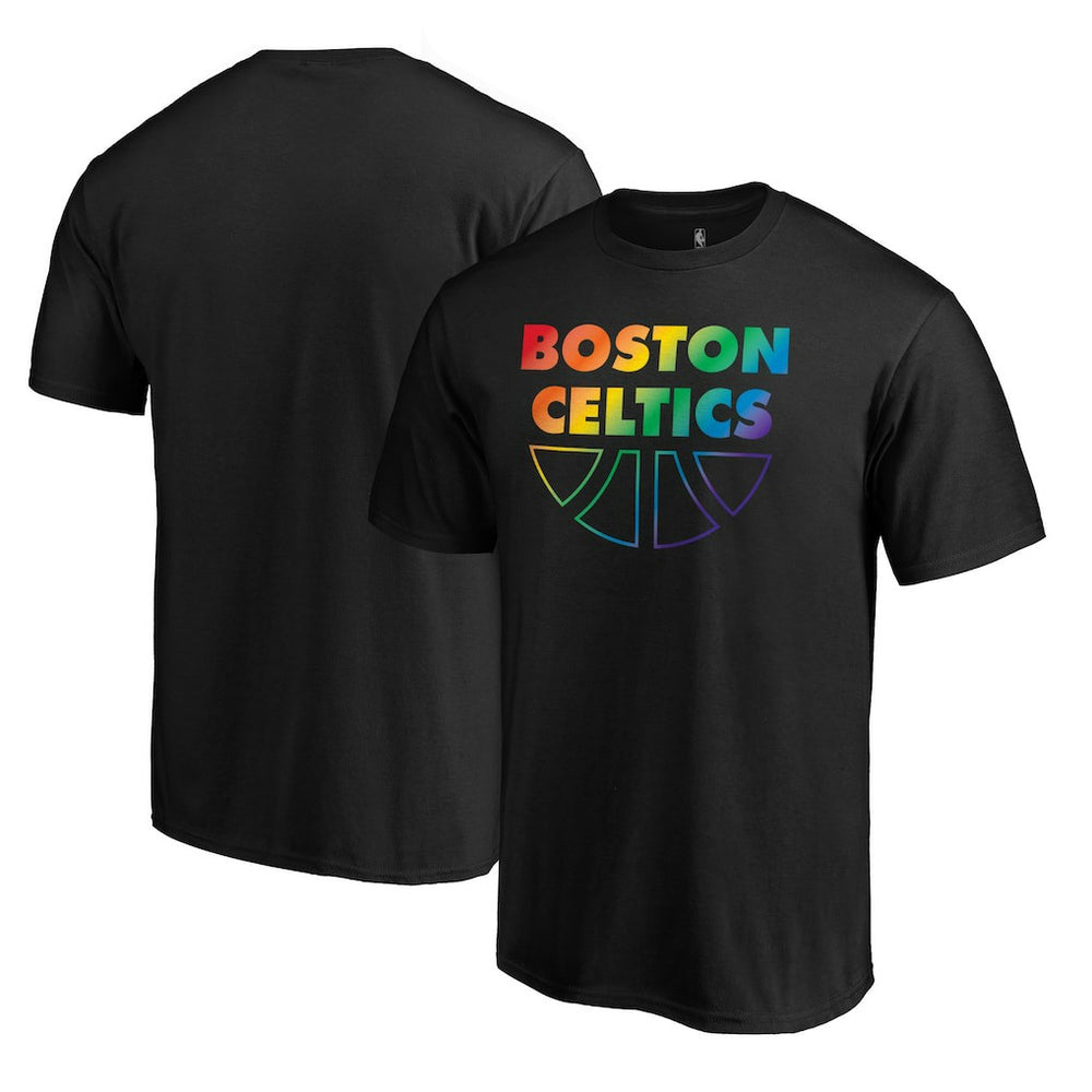 Boston Celtics Team Pride Wordmark T-Shirt - Black shop