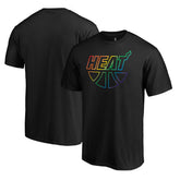 Miami Heat Team Pride Wordmark T-Shirt - Black sale