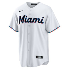 Miami Marlins Home Replica Team Jersey - White | Nike
