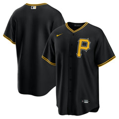 Pittsburgh Pirates Alternate Replica Team Jersey - Black | Nike