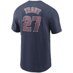 Mike Trout Los Angeles Angels Name & Number T-Shirt - Navy | Nike