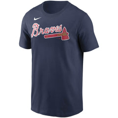Ozzie Albies Atlanta Braves Fuse Name & Number T-Shirt - Navy | Nike