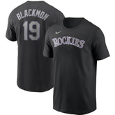 Charlie Blackmon Colorado Rockies Name & Number T-Shirt - Black | Nike