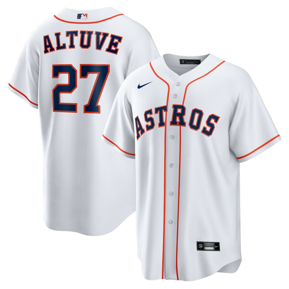 Jose Altuve Houston Astros Home Replica Player Name Jersey - White | Nike