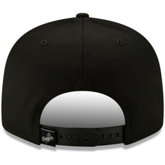 Los Angeles Dodgers Monochrome Logo Elements 9FIFTY Adjustable Snapback Hat - Black | New Era