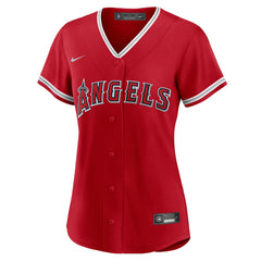 Mike Trout Los Angeles Angels Women's Alternate Replica Player Jersey - Red | Nike