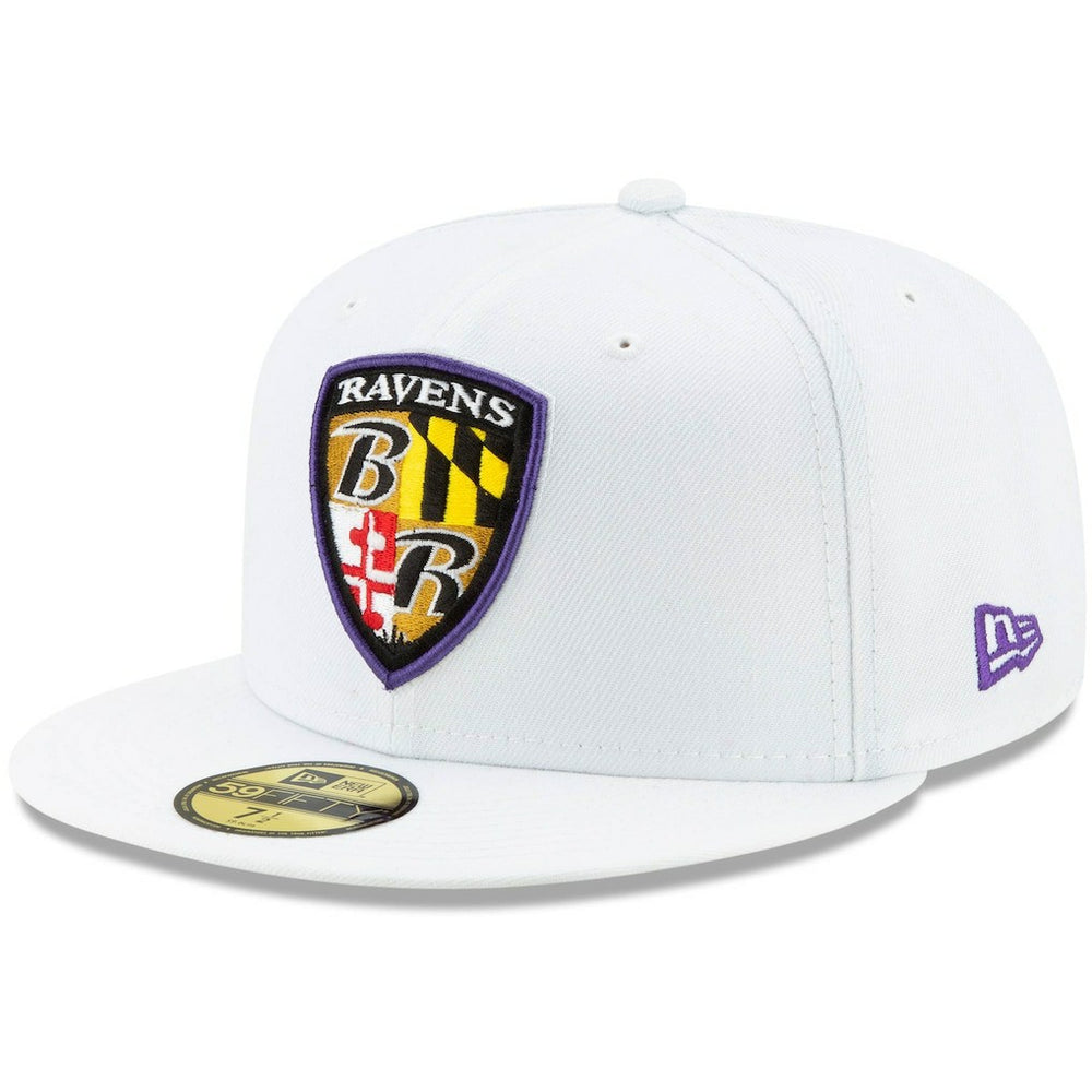 NFL Baltimore Ravens Shield Omaha 59FIFTY Fitted Hat