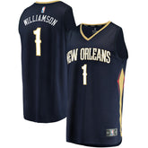 Zion Williamson New Orleans Pelicans Youth Replica Fast Break Jersey Navy - Icon Edition | Fanatics sale