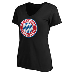 Bayern Munich Women's Logo V-Neck T-Shirt / Soccer Outlet