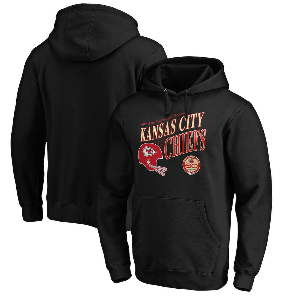 NFL Kansas City Chiefs 60th Season Logo Rise Pullover Hoodie