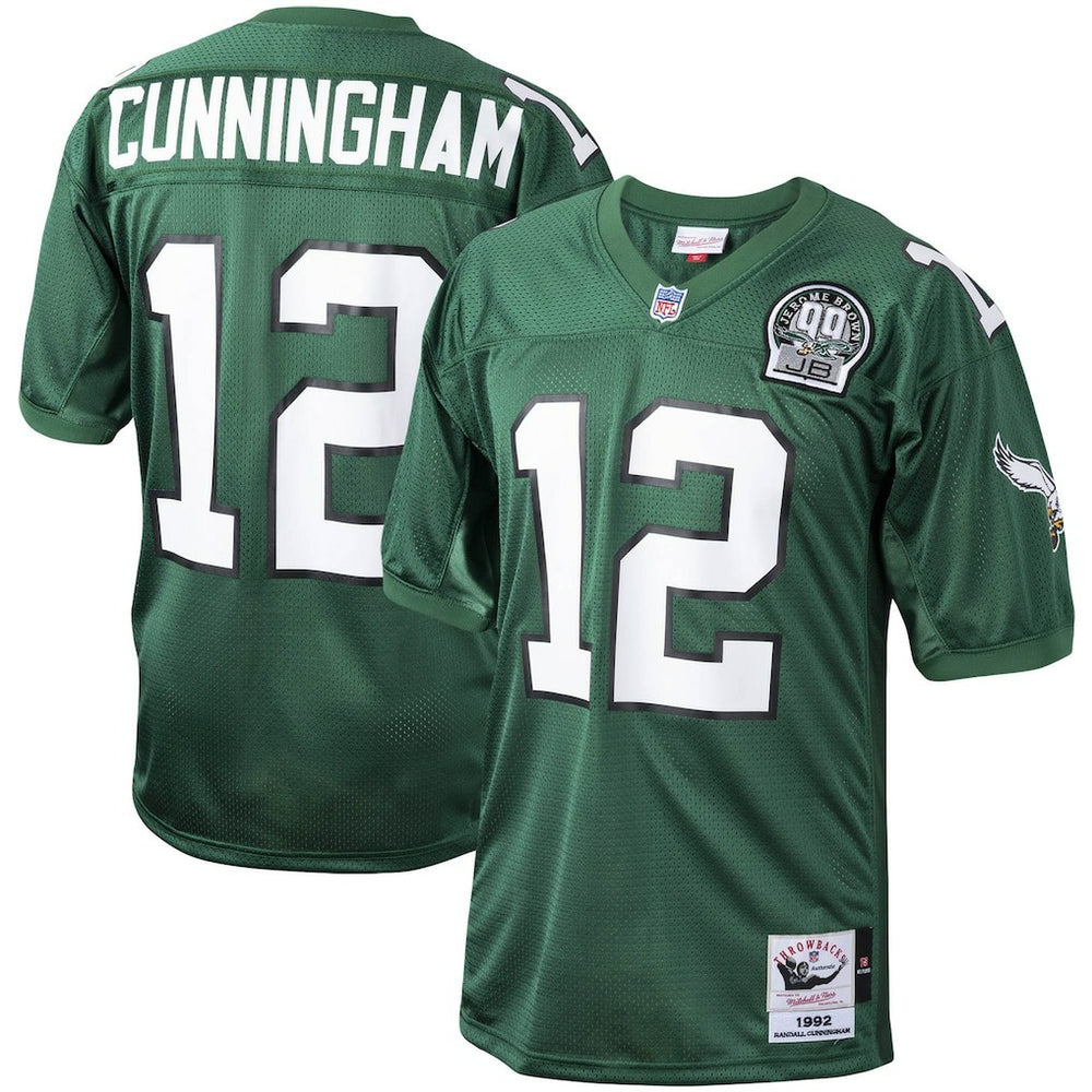 NFL Philadelphia Eagles Randall Cunningham 1992 Authentic Throwback Retired Player Jersey