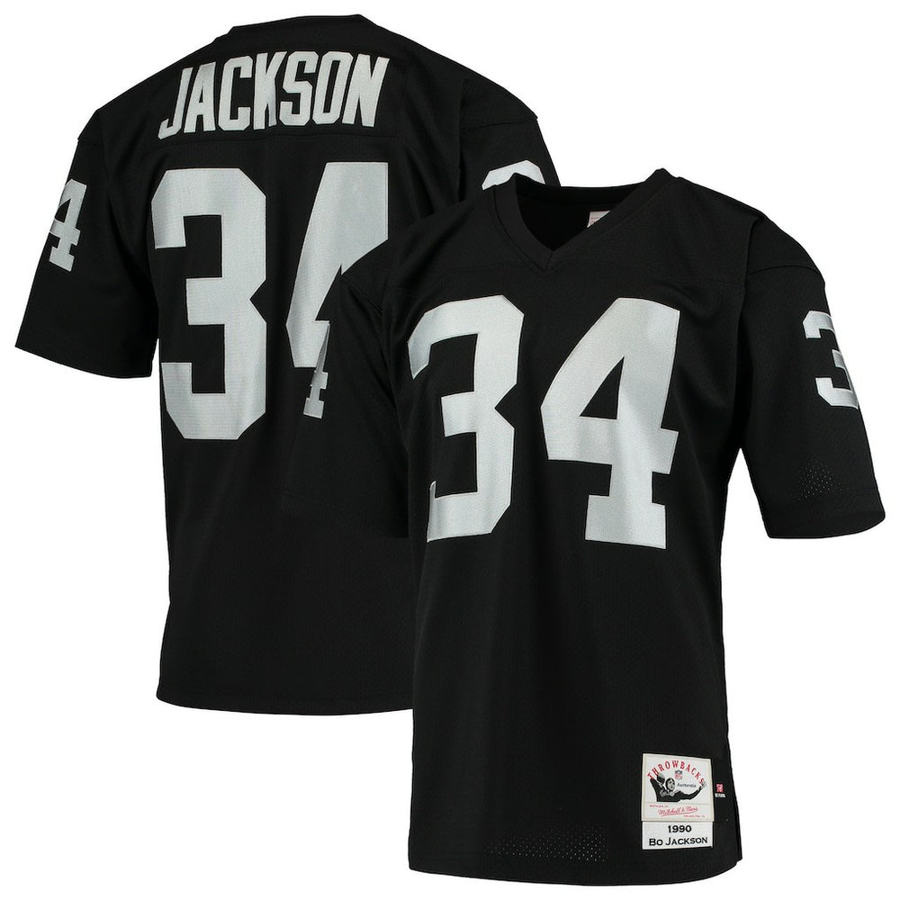NFL Las Vegas Raiders Bo Jackson 1990 Authentic Throwback Retired Player Jersey