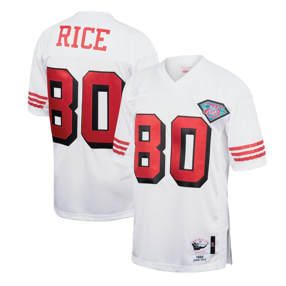NFL San Francisco 49ers Jerry Rice 1994 Authentic Throwback Retired Player Jersey