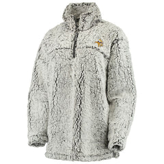 NFL Minnesota Vikings Women's Sherpa Quarter-Zip Pullover Jacket