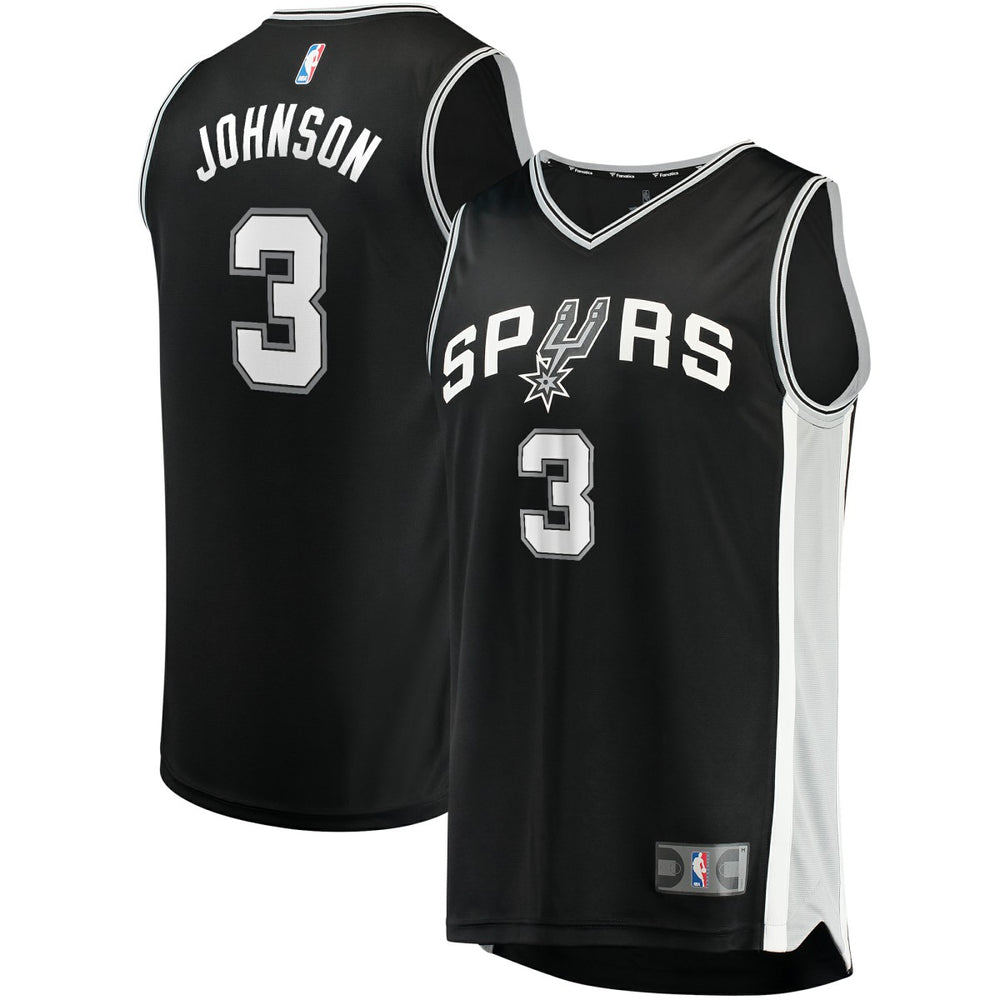Keldon Johnson San Antonio Spurs Fast Break Replica Jersey Black - Icon Edition | Fanatics cheap