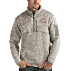 NFL Chicago Bears Antigua Fortune Quarter-Zip Pullover Jacket