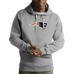 NFL New England Patriots Antigua Victory Pullover Hoodie