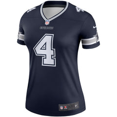 NFL Dallas Cowboys Dak Prescott Women's Legend Player Performance Top