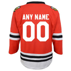 Chicago Blackhawks Youth Replica Custom Jersey