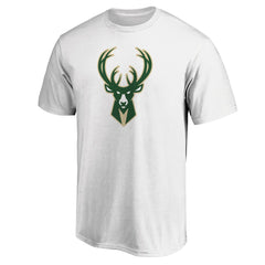 Milwaukee Bucks Primary Team Logo T-Shirt - White | Fanatics online