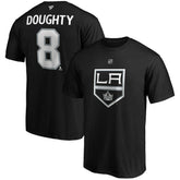 Drew Doughty Los Angeles Kings Fanatics Authentic Stack Name & Number Team T-Shirt