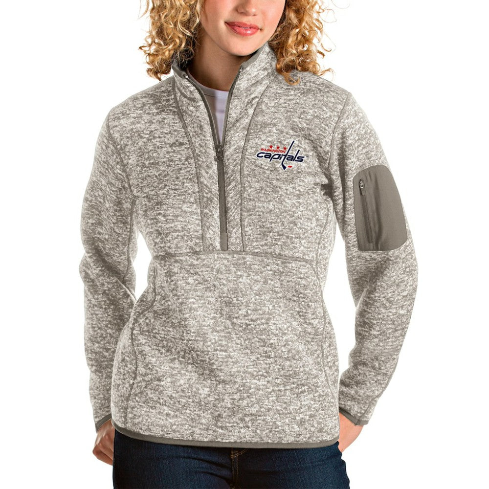 Washington Capitals Antigua Women's Fortune Half-Zip Sweatshirt