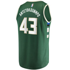 Thanasis Antetokounmpo Milwaukee Bucks Fast Break Replica Player Jersey - Icon Edition - Hunter Green | Fanatics on sale