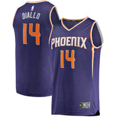 Cheick Diallo Phoenix Suns Youth Fast Break Replica Player Jersey - Icon Edition - Purple | Fanatics cheap
