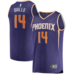 Cheick Diallo Phoenix Suns Youth Fast Break Replica Player Jersey - Icon Edition - Purple | Fanatics cheap