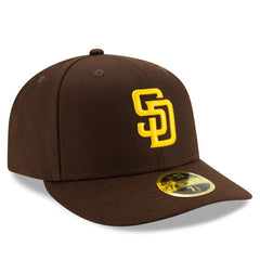 San Diego Padres Authentic Collection On-Field Low Profile 59FIFTY Fitted Hat - Brown | New Era