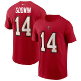 NFL Tampa Bay Buccaneers Chris Godwin Name & Number T-Shirt