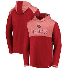 NFL Arizona Cardinals Iconic Marbled Clutch Hoodie Long Sleeve T-Shirt