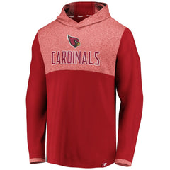 NFL Arizona Cardinals Iconic Marbled Clutch Hoodie Long Sleeve T-Shirt