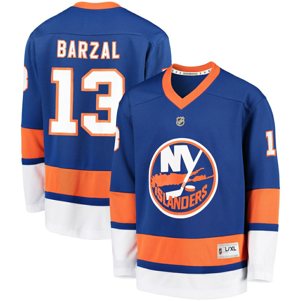 Mathew Barzal New York Islanders Youth Home Player Replica Jersey