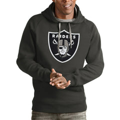 NFL Las Vegas Raiders Antigua Victory Pullover Hoodie