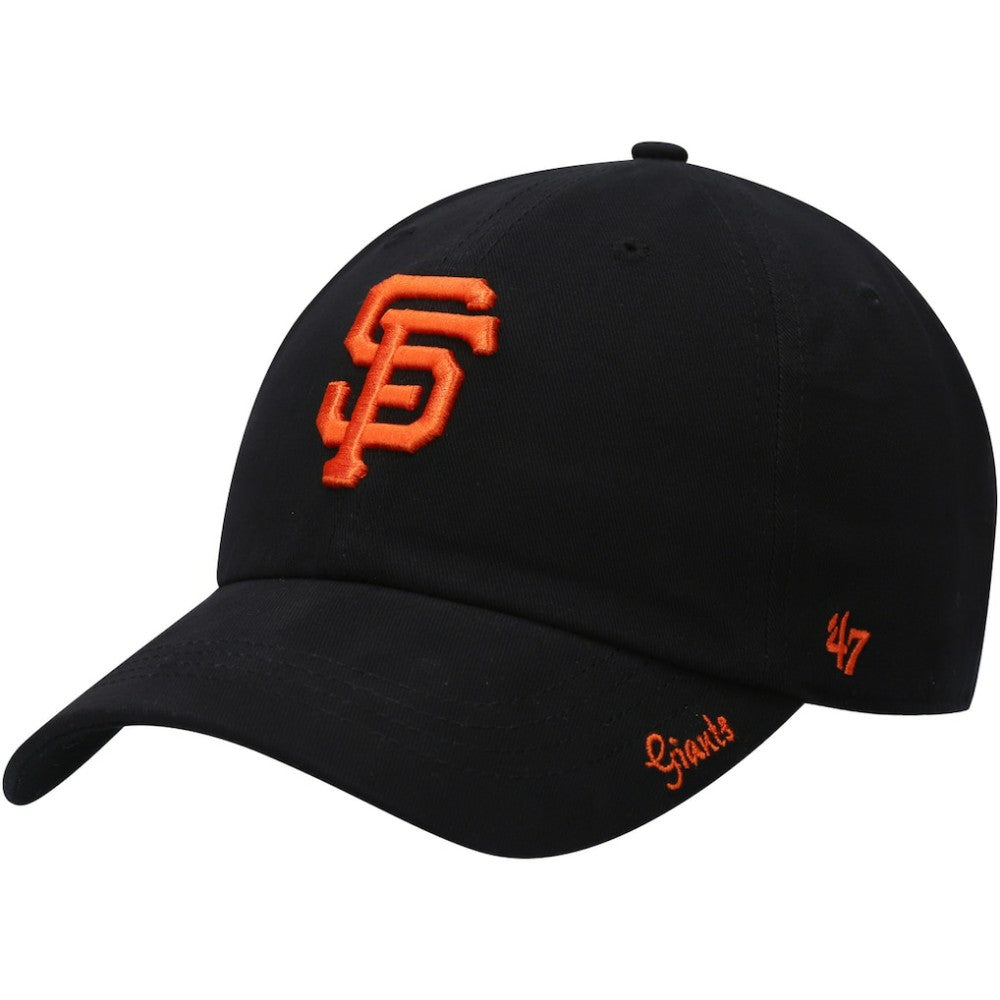 San Francisco Giants Women's Team Miata Clean Up Adjustable Hat - Black | 47 brand