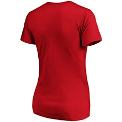 Philadelphia Phillies Women's Victory Script V-Neck T-Shirt - Red